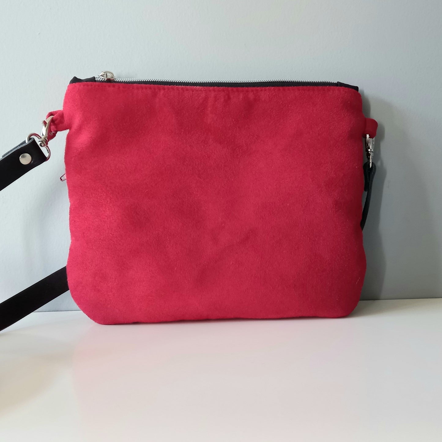 Sac Musette rouge chrysantème